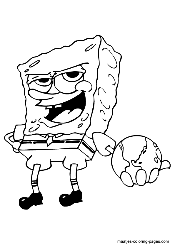 Sponge Bob kolorowanki